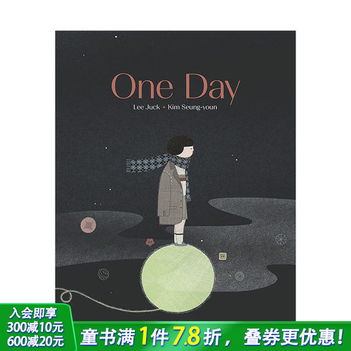 【现货】爷爷出门的那一天One Day 3-6岁儿童情感情认知绘本 生命死亡教育 心灵治愈 亲情故事 Lee Juck韩国音乐家 英文图书