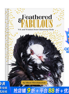 【现货】羽毛丰满 & 智慧惊人Feathered & Fabulous 鸟类品种百科图册 英文原版 科普彩图华丽的群族