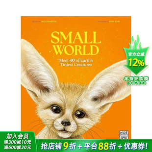【预售】小小世界:认识地球上30个小动物居民 Small World: Meet 30 of Earth's tiniest inhabitants 英文儿插画科普绘本进口书