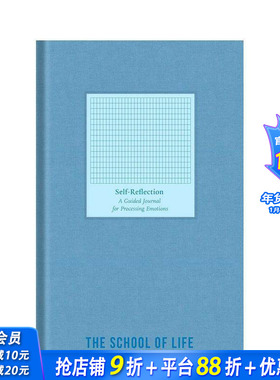 【预售】自我反思日记：情绪处理指南 Self-Reflection Journal: A Guided Journal  原版英文心灵励志 正版进口书