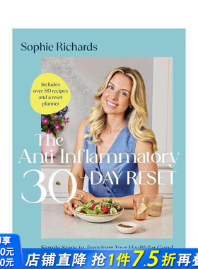 【预售】抗炎30天重塑计划 The Anti-Inflammatory 30-day Reset 原版英文餐饮生活美食 正版进口书