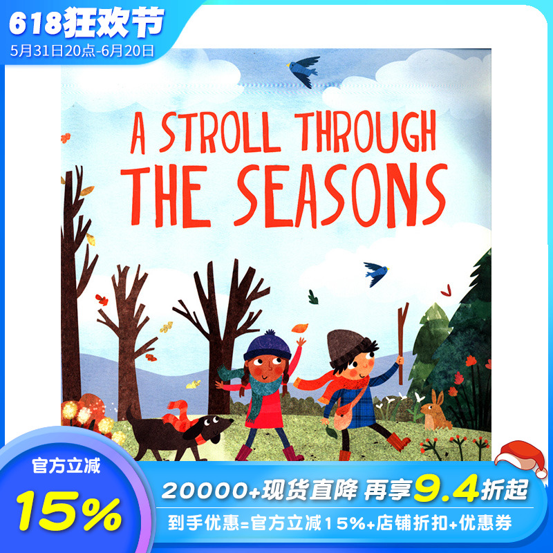 【预售】神奇的大自然：漫步四季：奇妙的世界 A Stroll Through the Seasons 儿童自然科学知识科普绘本 平装 英文原版 3-5岁 书籍/杂志/报纸 儿童读物原版书 原图主图