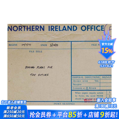 【预售】多诺·万卫理：面向未来的住房计划 Donovan Wylie: Housing Plans for the Future 原版英文摄影作品集 正版进口书