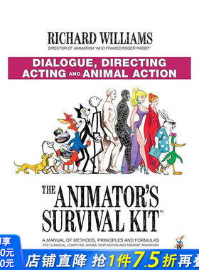 【预售】英文原版 动画师的生存工具包：对话、导演、表演和动物动作 The Animator’s Survival Kit 艺术技法 正版进口图书画册