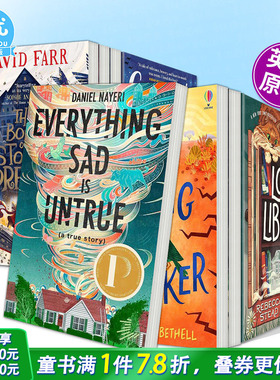 【现货多册选拍】一切悲伤都不真实/嘎吱的怪物/盗梦者之书/消失图书馆/歌声行者英文获奖儿童小说故事书Everything Sad Is Untrue