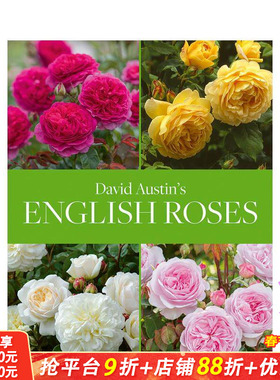 【预售】大卫·奥斯汀英伦玫瑰 David Austin's English Roses 原版英文生活综合 正版进口书