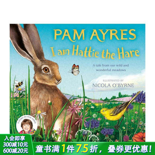 英文儿童插画故事绘本 预售 进口童书 Hare 我是野兔哈蒂 The Hattie