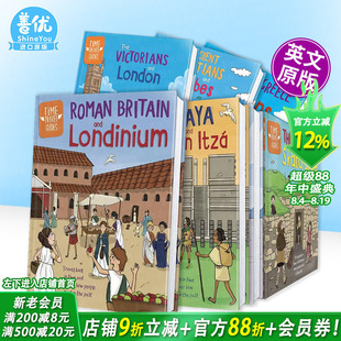 【现货多册选拍】时间旅行指南：古埃及人与底比斯/玛雅/罗马/商朝等 Time Travel Guides:Ancient Egyptians 英文儿童科普绘本书