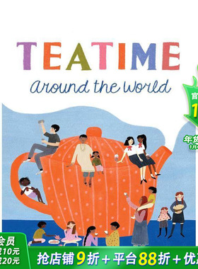 【现货】【品味世界】环球茶品巡礼 【Taste the World】Teatime Around the World 英文儿童插画故事绘本 进口童书