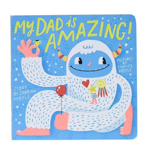 【现货】纸板书 英文原版 My Dad Is Amazing我爸爸非常棒 致敬父亲A Hello!Lucky Book系列 亲子关系 英语儿童进口绘本 善优童书