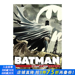原版 蝙蝠侠 Batman 合集 Paul Edition 英文漫画书 New 保罗·迪尼 Omnibus Dini 进口书 正版 预售