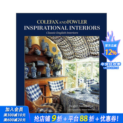 【预售】灵感居所：经典英伦室内设计 Inspirational Interiors : Classic English Interiors 原版英文室内设计装饰 正版进口书