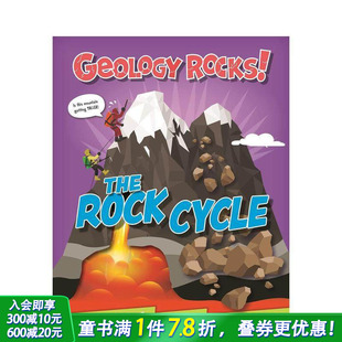Rock 进口童书 地质岩石：岩石循环 英文儿童插画科普故事绘本 知识百科 Cycle The Rocks Geology 预售