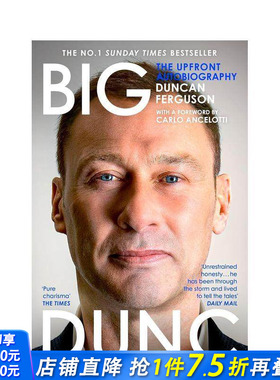 【预售】大笨蛋 邓肯 弗格森自传 BIG DUNC 原版英文文学传记 Duncan Ferguson 足球运动员传记 正版进口书