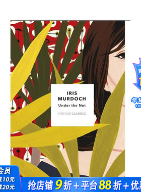 【预售】【艾丽丝?默多克】在网下 时尚插画师Bijou Karman系列封面 Under The Net  原版英文文学小说 正版进口书