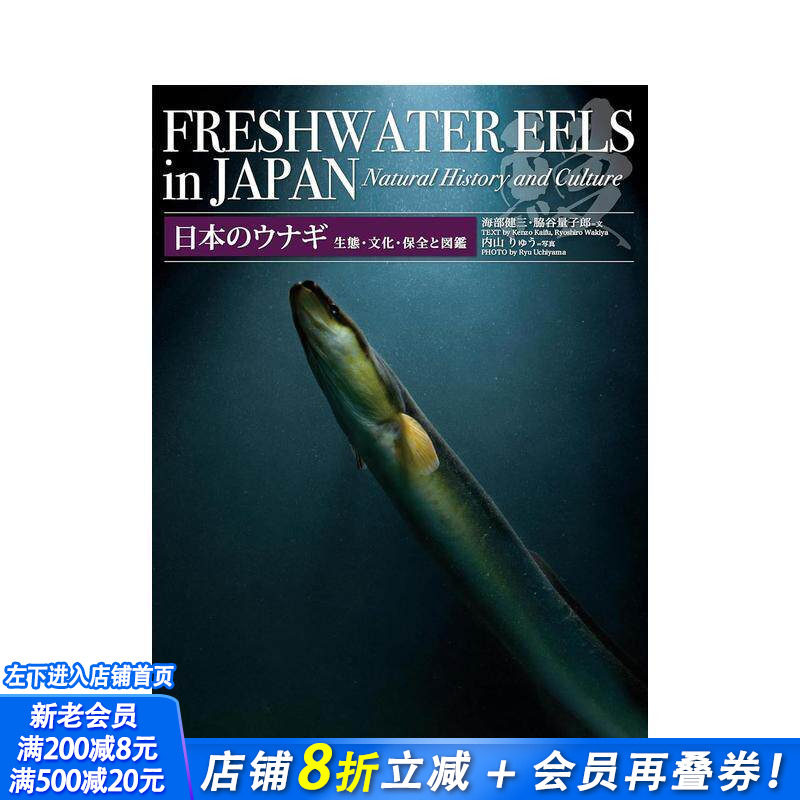【现货】日本鳗鱼:生态、文化、保护及图鉴 日本のウナギ 生态?文化?保全と図鉴 原版日文生活 日本正版进口书