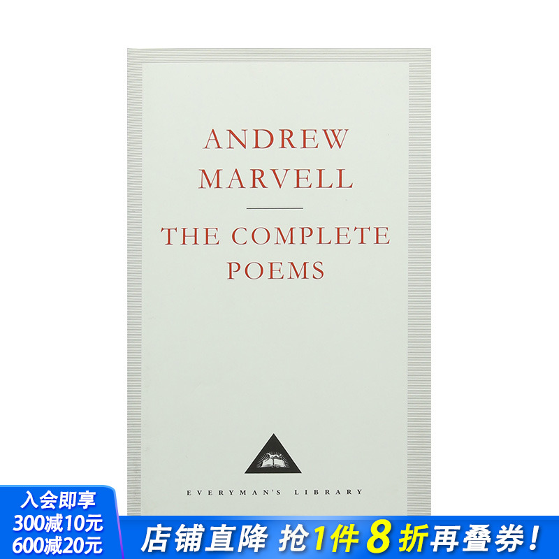 【预售】The Complete Poems 安德鲁·马维尔诗集 Andrew Marvell