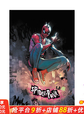 【现货】英文原版 朋克蜘蛛侠 Spider-Punk: Banned in D.C. 英文漫画 Marvel漫威 正版进口书籍 善优图书