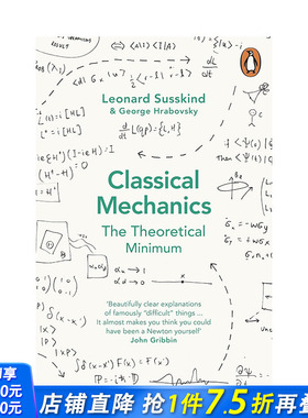 【预售】【简易理论】经典力学 【The Theoretical Minimum】Classical Mechanics 原版英文社会科学 正版进口书