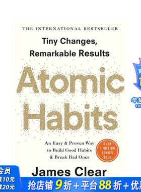 【预售】一种建立好习惯和改掉坏习惯的简单且行之有效的方法 Atomic Habits 纽约时报畅销书 原版英文生活综合 正版进口书