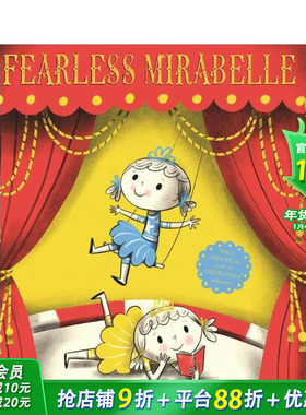 【预售】无所畏惧的李树 FEARLESS MIRABELLE 英文儿童插画故事绘本 进口童书
