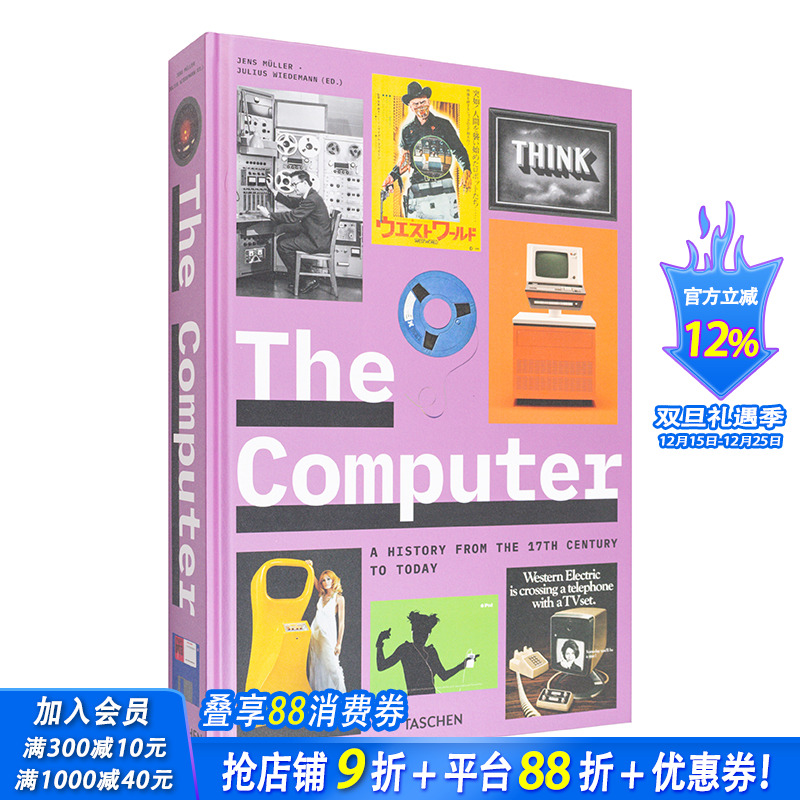 【现货】英文原版 计算机:17世纪至今的历史演变 The Computer. A History from the 17th Century to Today 工业产品设计
