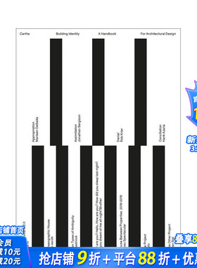 【预售】建筑形象：建筑设计手册 CARTHA – Building Identity 原版英文建筑设计 正版进口图书