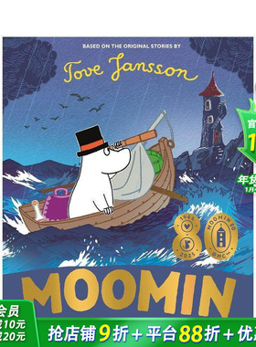 【现货】姆明爸爸和大洪水 Moominpappa and the Great Flood 英文儿童插画故事绘本 进口童书