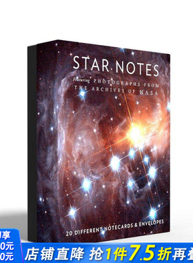 【预售】【笔记本】星体(美国国家航空航天局)Star Notes: 20 Different Notecards and Envelopes 高颜值艺术创意进口文创产品