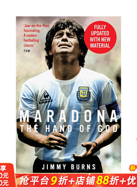 【预售】马拉多纳：足球运动员的一生 Maradona: The Hand of God 原版英文文学传记 正版进口书
