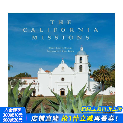 【现货】The California Missions，加州任务 老建筑 历史古典建筑设计艺术 英文原版