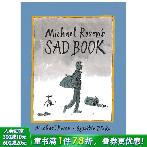 【现货】Michael Rosen’s Sad Book 英文原版儿童绘本迈克尔罗森的伤心书【善优童书】