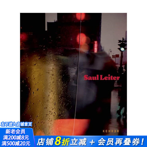 【预售】英文原版 索尔·雷特：作品回顾 Saul Leiter: Retrospektive 摄影师专辑 正版进口书籍艺术画册 善优图书