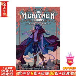【预售】*键作用:强大的尼恩起源--莫利玛克-提亚利夫Critical Role:The Mighty Nein Origins-Mollymauk Tealeaf英文漫画书