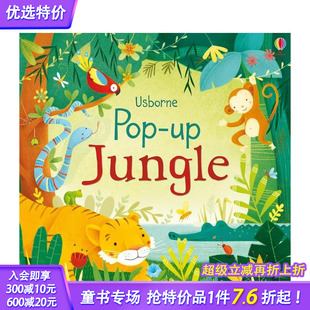 现货 启蒙认知读物 Jungle森林故事 立体书 善优童书 英文原版