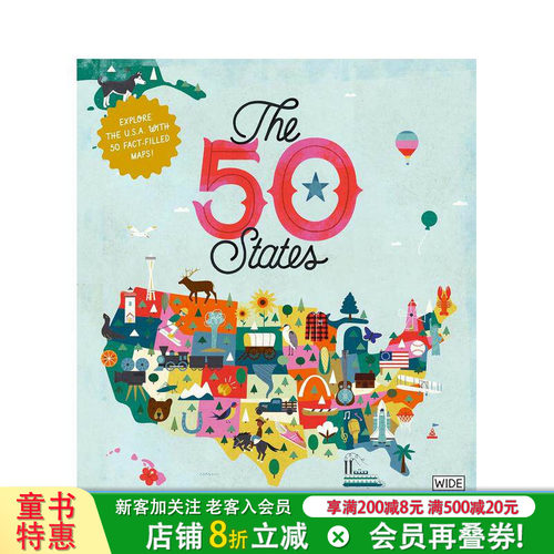 通过50幅地图探索美国 【Th
