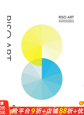 【预售】Riso印刷艺术：创意工作者的孔版印刷精通指南 Riso Art 原版英文印刷版式色彩设计 正版进口书