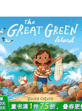 【现货】【麦克米伦插画奖得主Becky Colvin】伟大的绿岛 The Great Green Island 英文儿童插画故事绘本 进口童书