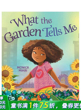 【预售】花园告诉我什么 What The Garden Tells Me 英文儿童插画故事绘本 进口童书