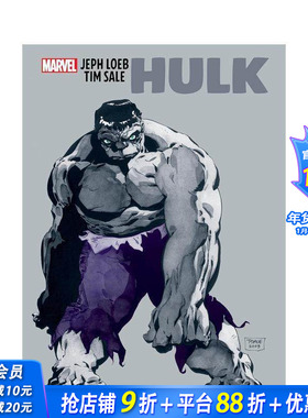 【现货】杰夫·勒布与蒂姆拍卖：绿人画廊版 Jeph Loeb & Tim Sale: Hulk Gallery Edition 原版英文漫画书 正版进口书