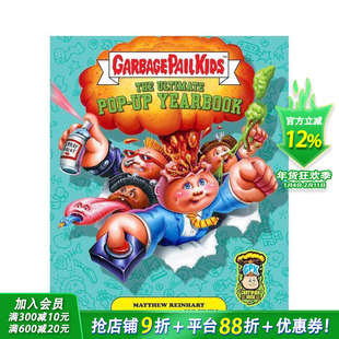 【预售】垃圾桶小子：立体年鉴 Garbage Pail Kids: The Ultimate Pop-Up Yearbook 原版英文儿童立体