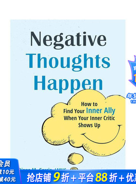 【预售】负面想法时有发生：如何抵御负面思维 Negative Thoughts Happen 原版英文心灵励志 正版进口书