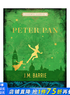 【现货】英文原版 小飞侠 【Chartwell Classics】Peter Pan 英文世界文学 正版进口书画册 善优图书