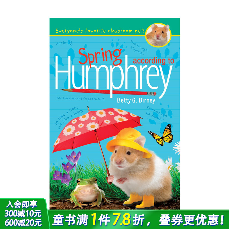【预售】Spring According To Humphrey 汉弗莱所说的春天 英文原版【善优童书】