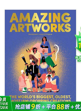 【现货】英文原版 了不起的艺术作品 Amazing Artworks 儿童艺术启蒙 精装 6岁以上 进口英语图书 善优童书