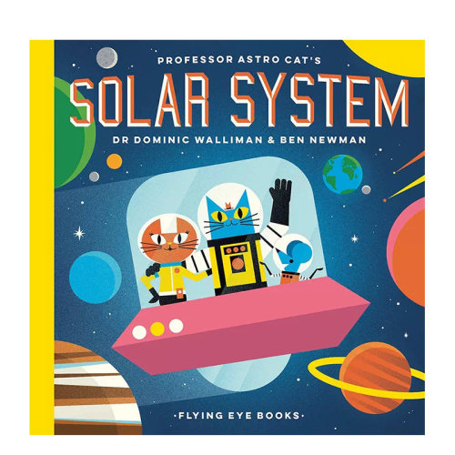 【现货】太空猫 太阳系之旅 精装英文儿童绘本 天文科普故事书 Professor Astro Cat's Solar System