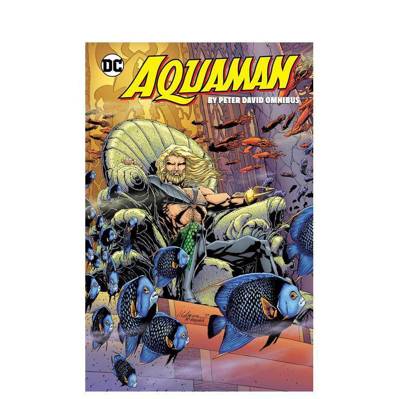 【现货】DC漫画 水行侠 by彼得·大卫 合集 Aquaman by Peter David Omnibus 精装 原版英文漫画 正版进口书