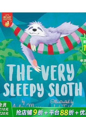 【现货】【让我们一起阅读】非常嗜睡的树懒The Very Sleepy Sloth 3-7岁儿童英语分*阅读启蒙早教故事书 英文原版【】