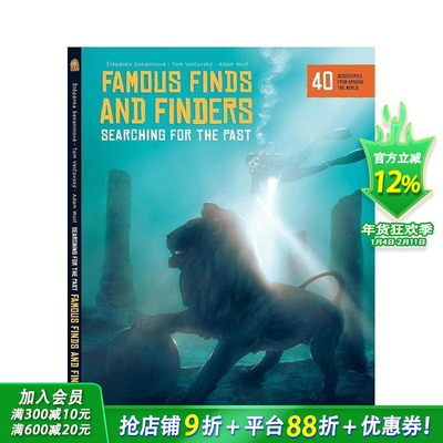 【预售】著名发现和发现者 Famous Finds and Finders 英文儿童插画故事绘本 英语进口童书