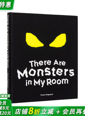 【预售】我的房间有怪兽 光影互动书 手电筒互动设计  There Are Monsters in My Room 英文儿童趣味互动绘本 英语早教进口童书